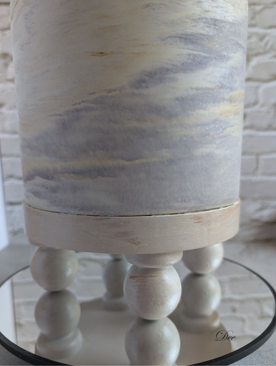 Large, 32oz 4-wick Candle, Concrete Candle, Cement Bowl, Reuseable, With Feet